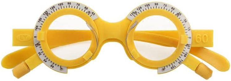 52-70mm PD ABS Optical Trial Frame Optometry Trial Lens Frame (Diameter : PD Scale 64mm)