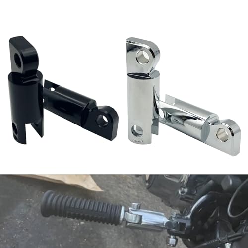 Plaques pied pédales moto Softail et support de rallonge 2-1/2" - 2