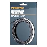 POWERTEC Track Saw Guide Rail Slide Strip, 55' Sliding Guard for DeWalt, Ridgid, Kreg, POWERTEC Guide Rails, 1PK (72278)