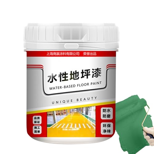 Generico Pintura para suelos de agua, revestimiento antideslizante de secado rápido, 500 g, pintura de cemento impermeable | Revestimiento para suelos y puertas de garaje para carreteras y autopistas
