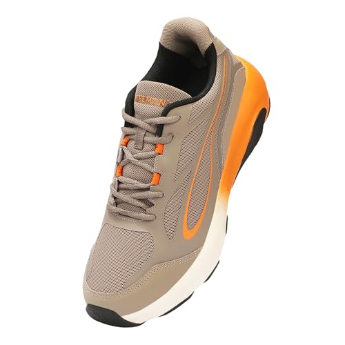 Image of Neeman's Urban Strive Sneakers for Men | Lightweight Breathable Mesh Casual Shoes with Dual Foam Cushioning & High Traction Sole | Lace Up Walking Shoes