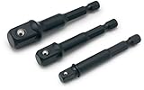 Titan 12082 3-Piece Socket Adapter Set (1/4