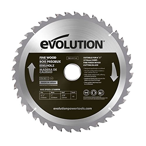 Evolution FW210TCT-40 Lame bois fin 210mm 40T