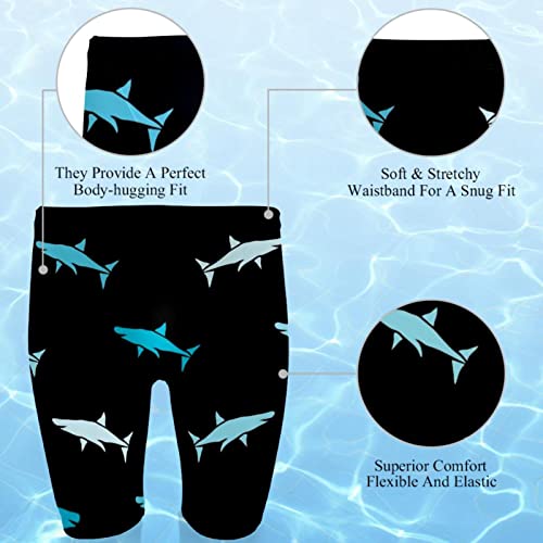 Swim Jammer Racing & Training Blue Sharks de alta resistencia y secado rápido multicolor 2