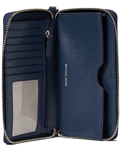 Michael Kors Jet Set Lareg Flat Multifunction Phone Case Navy One Size #TOP30