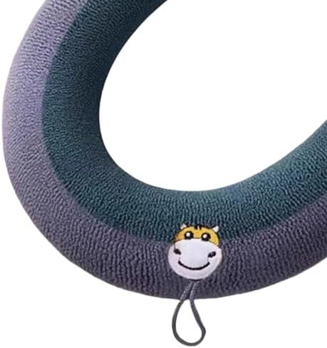 Thicker Bathroom Toilet Seat Cover Pad with Hanging for Home Universal (G) - 4
