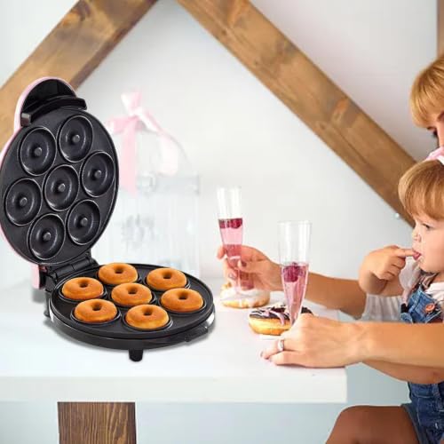 Mini Donut Maker 7,Mini Donut Maker Zrób 7 pączków nieprzywierających,