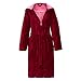 Produktbild Vossen Damen Bademantel "Palermo " burgundy S