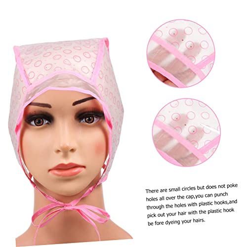 BIUDECO 6 peças para mulheres em casa para ganchos de tingimento de ponta de boné ferramenta de cabe