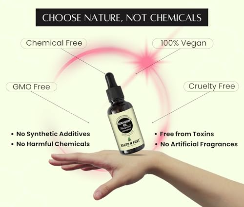 Image of Earth N Pure Geranium Essential Oil Natural and Therapeutic Grade for Skin - 100 ml
