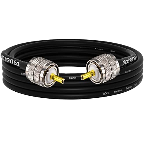 Câble coaxial 50 Ohm RG58 PL259 pour charge factice et radio amateur VHF