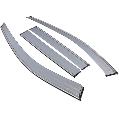 DDYZM Wind Deflectors Set for Hyundai Tucson 2015-2020, 4pcs Tinted Wind Deflectors/Sun Visors/Rain Shield/Wind Shield, Car Side Window Deflectors Cover