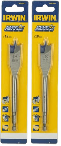 Image of Irwin 4X Blue Groove Flat Bit 18Mm 10502811 (Pack of 2)