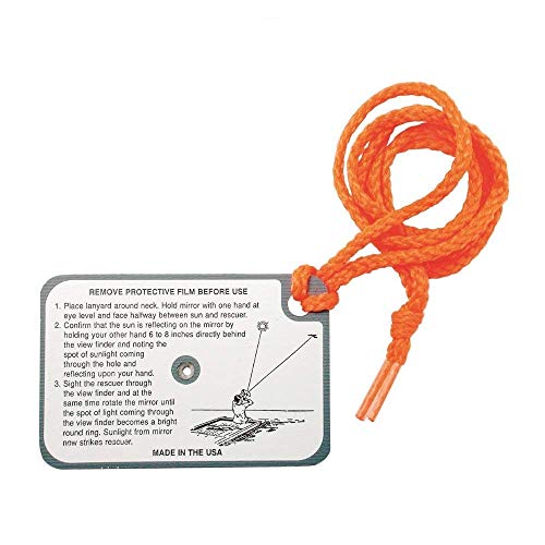 Innovative Scuba Signal Mirror Orion With Lanyard And Sighting Target, SP0303
