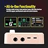 SONICAKE Pocket Master Guitar Bass Amp Modeling IR Cabinets Simulation Multi-Effects with Stereo OTG USB Audio Interface BT Audio 1.77" LCD Color Screen Pink #3