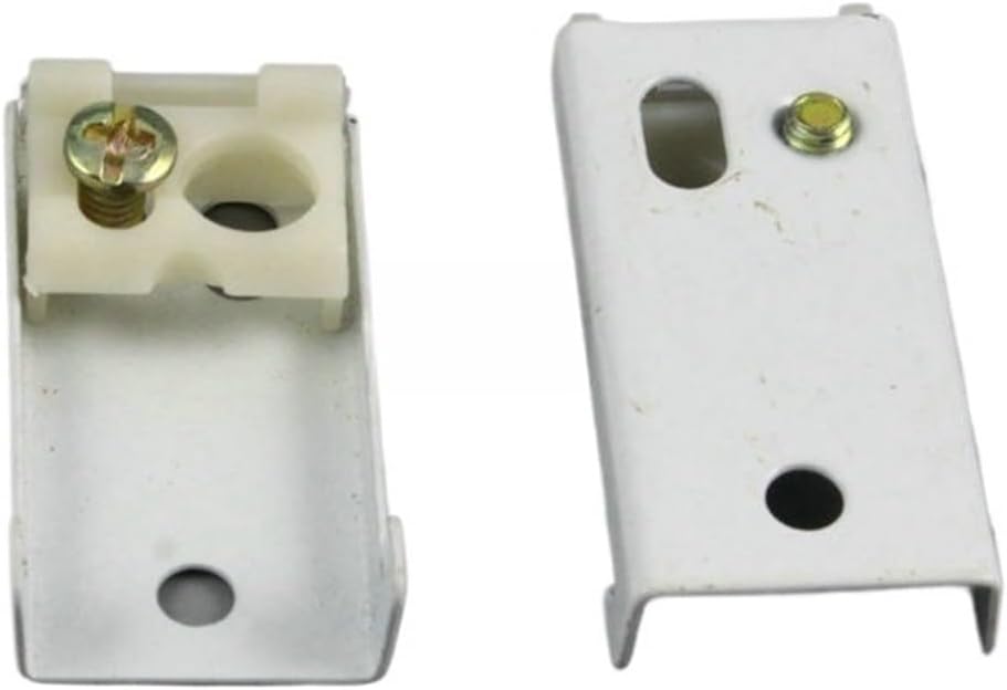 20 Pieces Curtain Track Bracket Curtain Track Brace 40x20mm