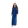 BEBO Women's Solid Capichu Long Dress with Belt Free Size Fits 60 to 85 KG Approx Women