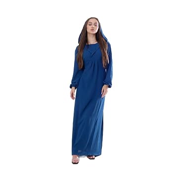 BEBO Women's Solid Capichu Long Dress with Belt Free Size Fits 60 to 85 KG Approx Women