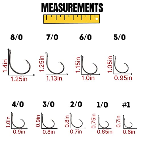 Reaction Tackle Circle Hooks - #4/0 #TOP1