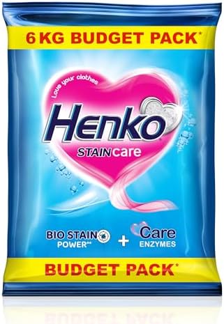 Henko Stain Care Powder - 5 kg with Free 1.5 kg