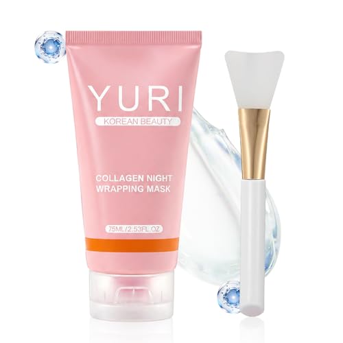 YURI Collagen Mask, Overnight Peel Off Face Mask, Hydrating & Firming1