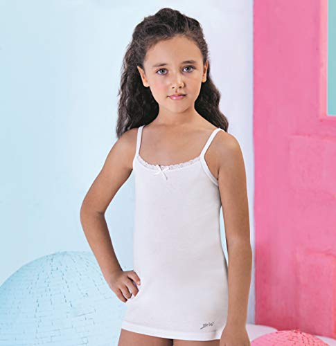 Brix Girls' Cami Tagless Undershirts - 4 Pack Super Soft Snug Fit Vest. 9/10 #TOP2