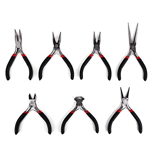 Lot 7x Pinces pour Fabrication de Bijoux Bijoutier atelier creation Cover