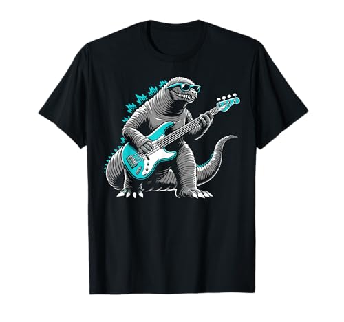 bass guitar player funny dinosaur T-Rex bass guitarist gifts T-Shirt