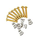 Allparts GS-0007-002 Pack of 8 Gold Single Coil Pickup Screws