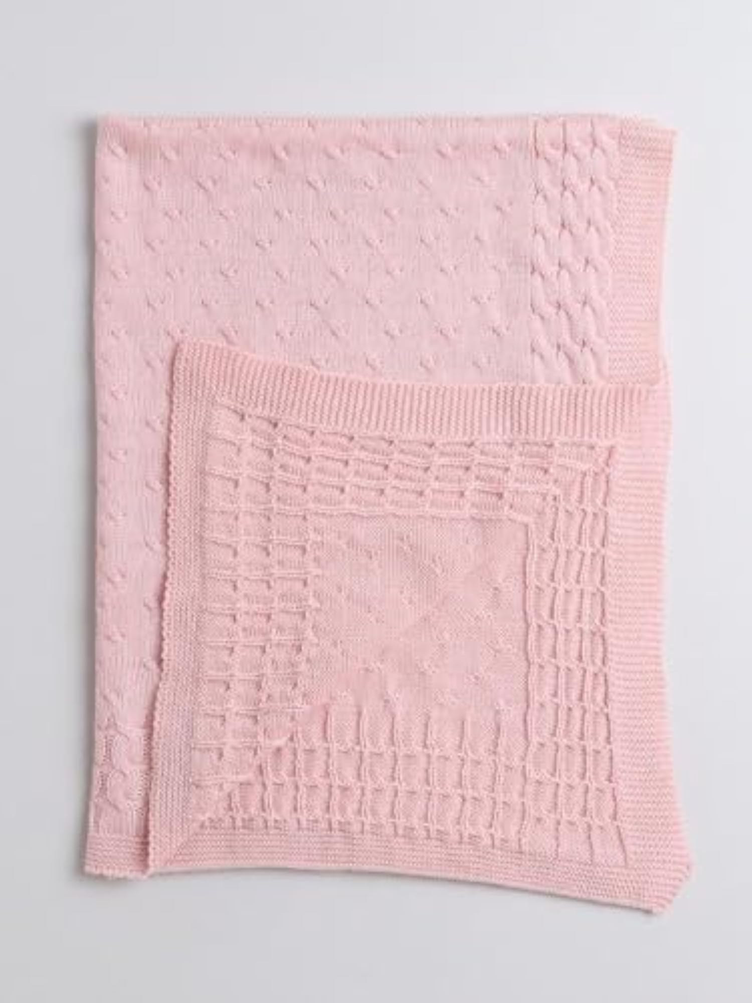 500 GSM Knitted Single Baby Blanket, Soft & Cozy for Newborns