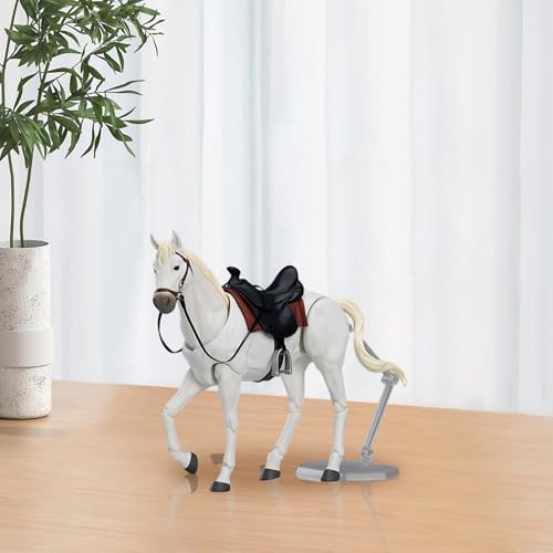 Statue cheval miniature avec licol et longe pour vitrine