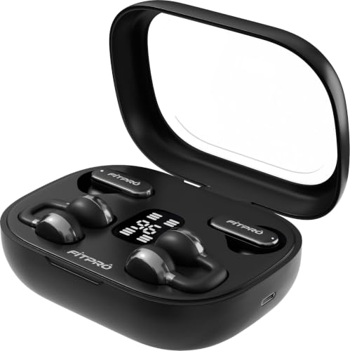 FitPro Q10 TWS Wireless Earbuds, Black - Image 2