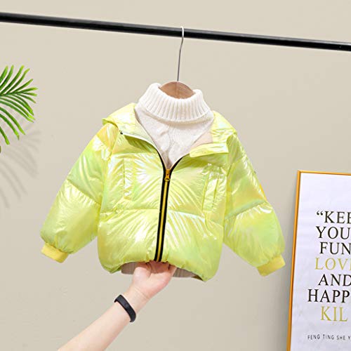 Baby Clothes,Toddler Baby Girls Winter Cartoon Windproof Coat Hooded Warm Outwear Jacket Yellow Boys Coat&Jacket for Baby Easter Gifts