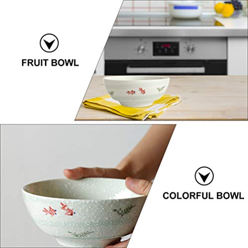 Tigela de cerâmica japonesa Yarnow para servir macarrão, 680 ml