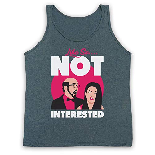 Débardeur Like So Not Interested | Humour et Slogan Célibataire