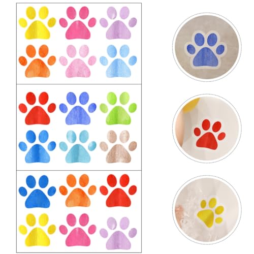 Vinilos decorativos huellas de perro 3 pcs 30x20 cm miniatura 7