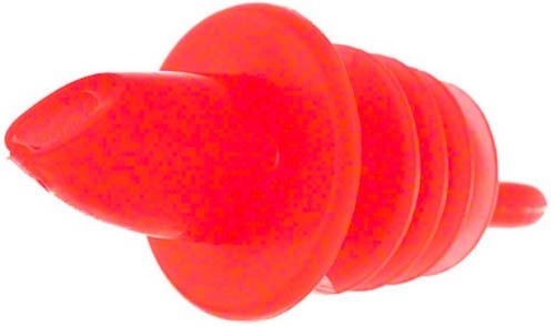 Update International (POR-RD) 3" Plastic Free-Flow Speed Pourers [Set of 12]