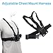 Accessories Set for GoPro Hero 13/12/11/10/9/8/7/6/5/4,New Quick Release Head Strap Mount + Chest Mount Harness + Backpack Clip Holder + 360°Rotating Wrist Strap