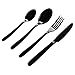 Ucake Set di posate da 48 pezzi, posate in acciaio inox con forchetta, servizio per 12