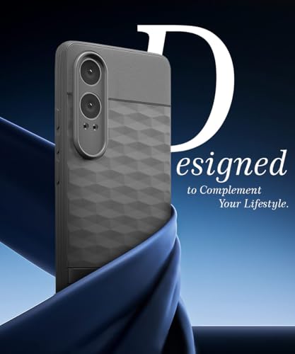 Image of WOW IMAGINE Back Cover for 1+ OnePlus Nord CE 4 Lite 5G with Hexa Cube Design | Ultra Slim Soft Rubberised Case | Inner Velvet Fabric | Matte Silicone Flexible Mobile Case | Camera Protection - Grey