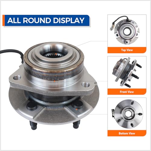 PAROD Pair 513189 Front Wheel Bearing & Hub Assembly Compatible with 2005-2006 Chevy Equinox, 2006 Pontiac Torrent, 2002-2007 Saturn Vue 5 Lugs W/ABS by PAROD - Used condition - Image 2