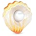 Jasonwell Inflatable Seashell Pool Float Floatie with Ball Water Fun Large Blow Up Summer Beach Swimming Floaty Party Toys Lounge Raft for Adults