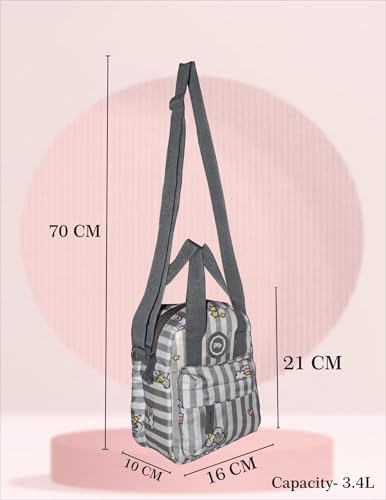 Image of PB Pearlbags Soft Crossbody Shoulder Or Hand Bag or Sling bag Water Resistant Anti Fall Stationery Storage Bag Handbag Clutch Bag Sweet Birthday Gift For 5-10 Years Children Students Girls