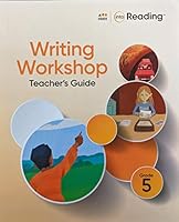 Into Reading Writing Workshop Teacher's Guide Grade 5, Pub Year 2020, 9781328469830, 1328469832 1328469832 Book Cover