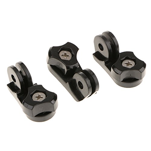 3 peças de adaptador de tripé de 6,35 mm para HD Hero 3 4 5 6