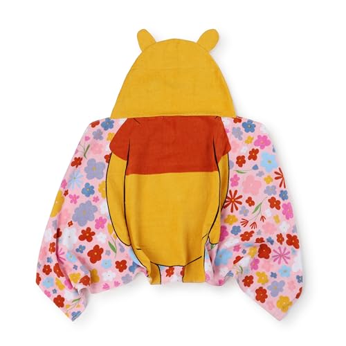 Disney Winnie The Pooh Zeichentrick Kinder Kapuzenhandtuch, Mehrfarbig – Ansicht 3
