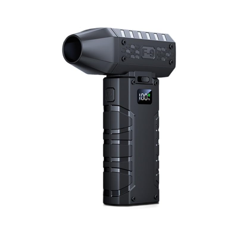 Product image of ZORBES® Small Blower Air Duster with Display Portable Cordless Air Blower Fan LED Light 130000 RMP for Car Cleaning Computer Keyboard Home Electrical Works