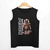 Drew McIntyre Heavy Mens Black Sleeveless T-Shirt Graphic Tee Printed Unisex Vest Tank Tops Shirt XL #3