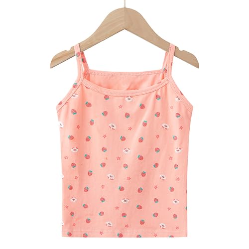Girl’s Sleeveless Camisole Tank Tops Kids Comfort Breathable Dance Tank Tops Spaghetti Strap Dance Clothes Tees2