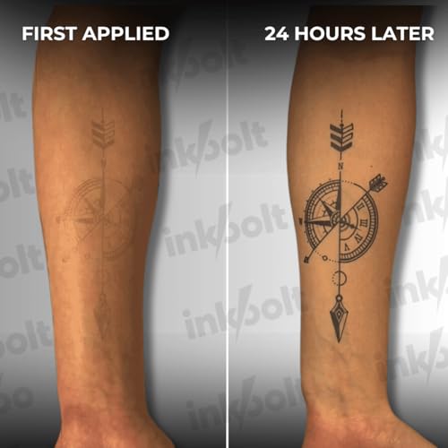 INKBOLT Poseidon Temporary Tattoo Sleeve - Image 4